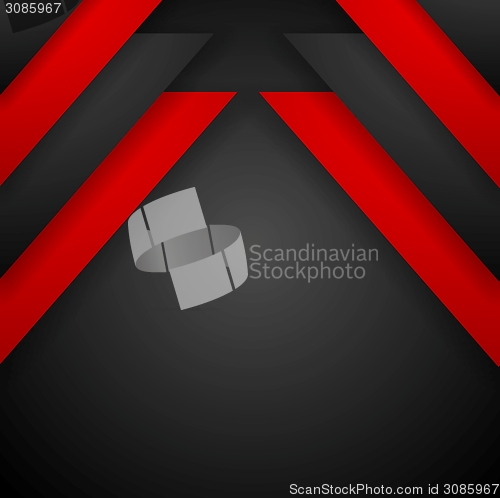 Image of Red and black corporate vector background