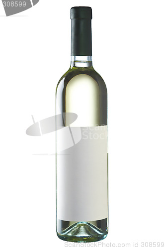 Image of White wine bottle