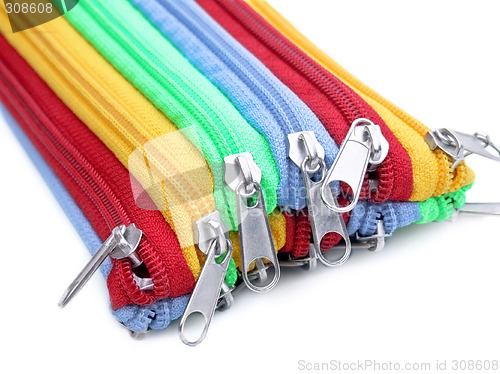 Image of Rainbow zippers