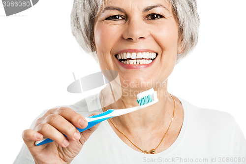 Image of Brushing teeth