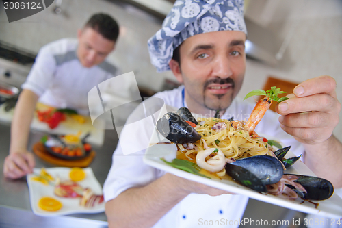 Image of chef preparing food