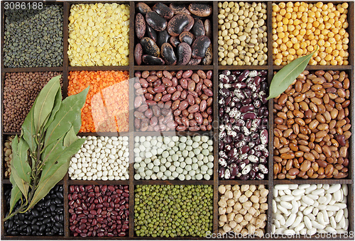 Image of Beans, peas, lentils.