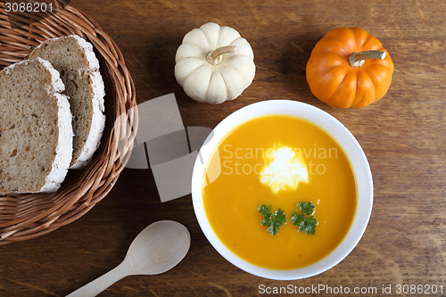 Image of Pumpkin soup.