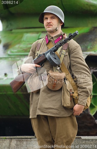 Image of Soldier on guard of honour