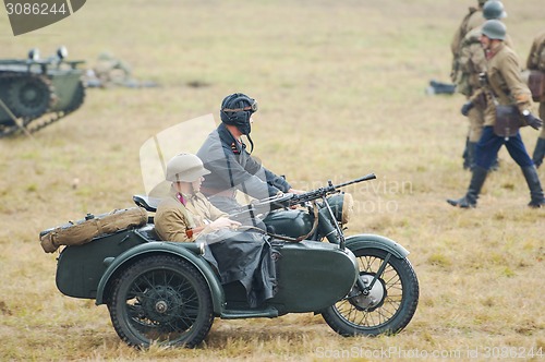 Image of Armed motorbike
