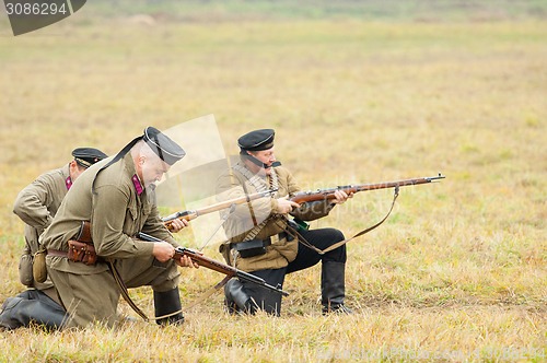 Image of Seamen in battle