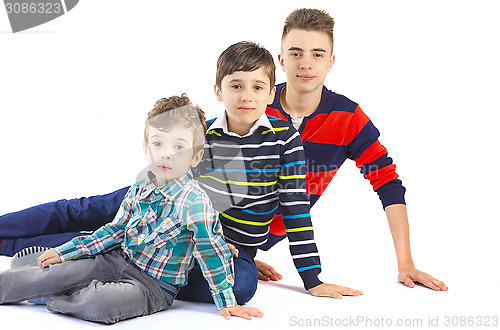 Image of Shot studio with three brothers