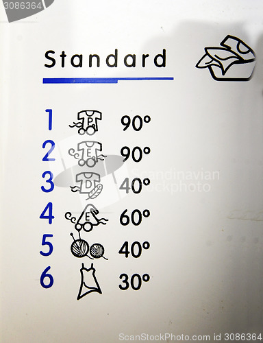 Image of Laundry instruction.