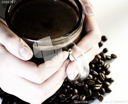 Image of Cup with coffee