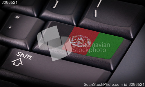 Image of Flag on keyboard