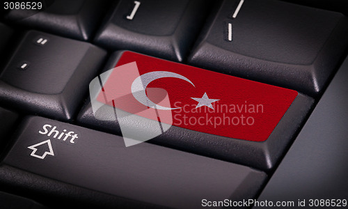 Image of Flag on keyboard