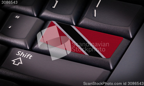 Image of Flag on keyboard