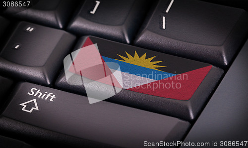 Image of Flag on keyboard