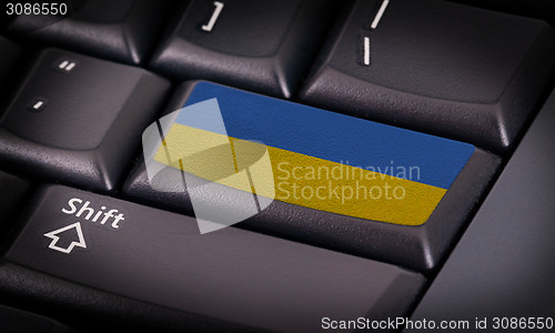 Image of Flag on keyboard