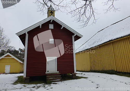 Image of Old Norwegian wooden house