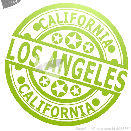 Image of Los Angeles stamp