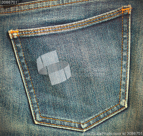 Image of jeans pocket