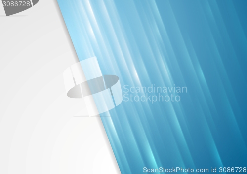Image of Bright blue stripes vector background