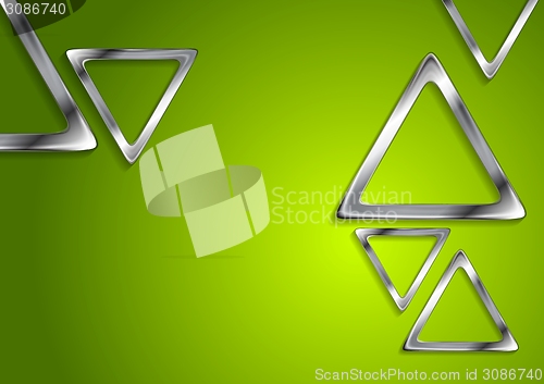 Image of Abstract tech metallic elements