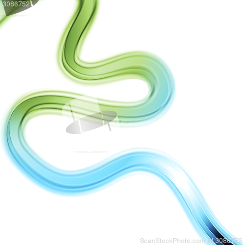 Image of Abstract wavy vector background