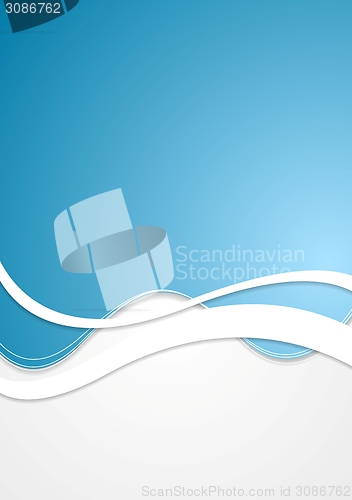 Image of Corporate vector background with waves