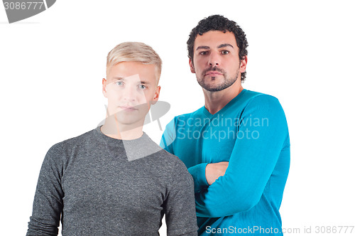 Image of Two men portrait