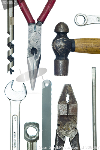 Image of Closeup of work tools

