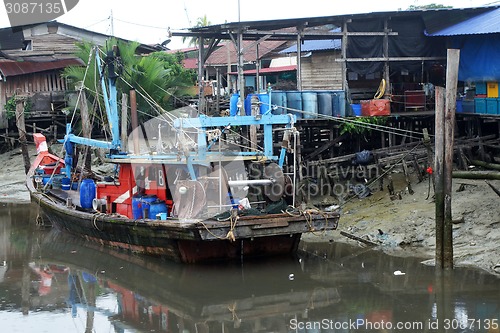 Image of Colorful chinese fishing boat