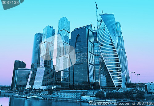 Image of Moscow-city (Moscow International Business Center) 