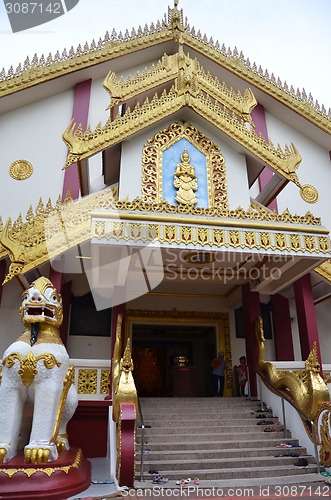 Image of Maha Sasana Ramsi Burmese Buddhist Temple is a religious landmar