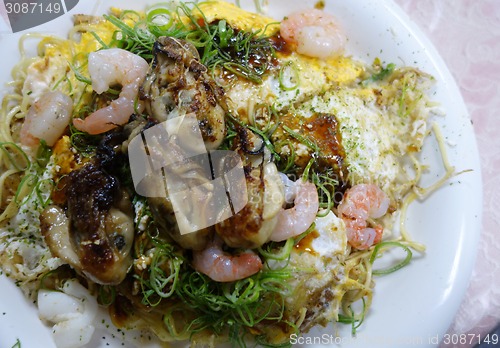 Image of Okonomiyaki, Japanese food