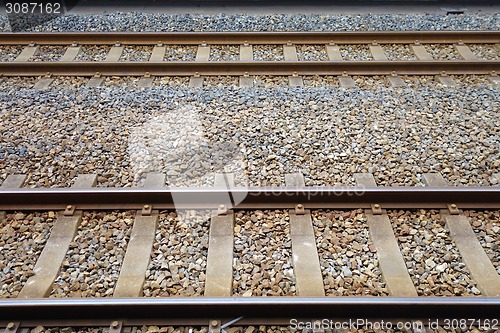 Image of Two parallel railway tracks