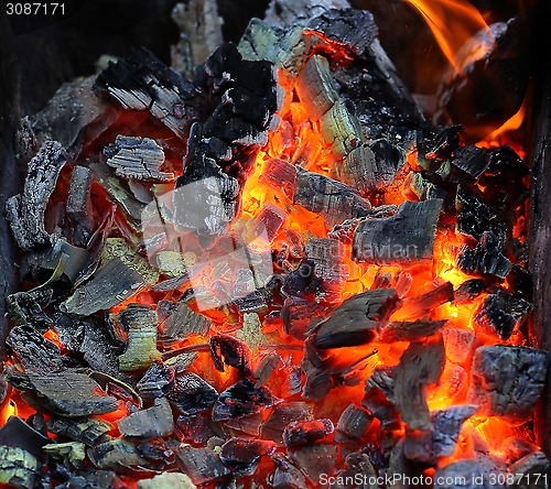 Image of Live coals