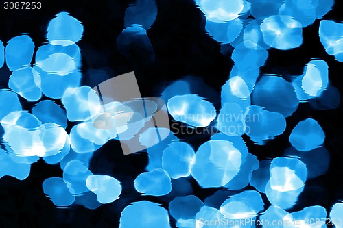 Image of Abstract blue lights liquid background