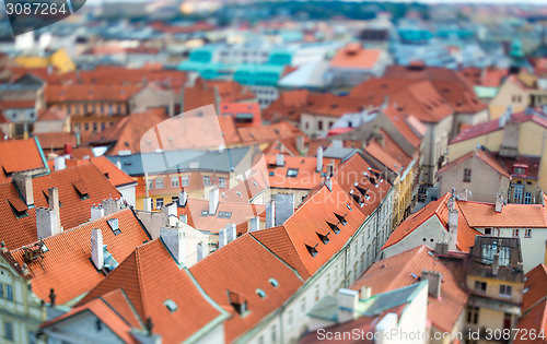 Image of Prague - Tilt shift lens.