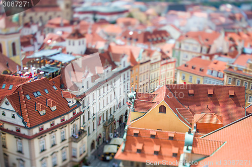 Image of Prague - Tilt shift lens.
