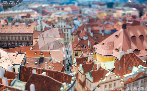 Image of Prague - Tilt shift lens.