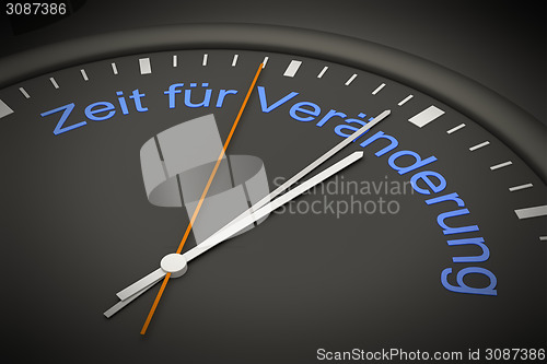 Image of time for change