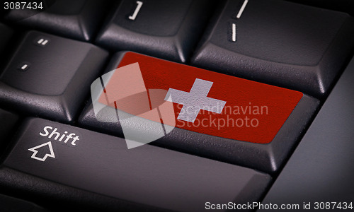 Image of Flag on keyboard