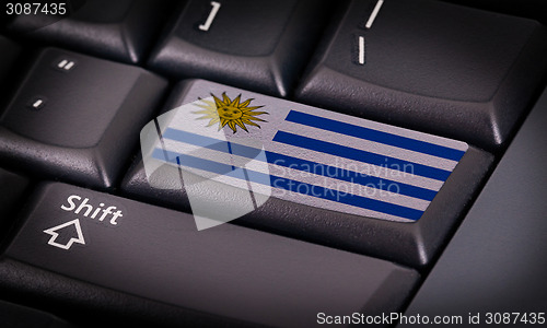 Image of Flag on keyboard