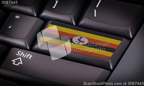 Image of Flag on keyboard