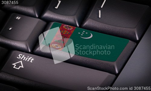 Image of Flag on keyboard