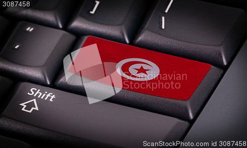 Image of Flag on keyboard