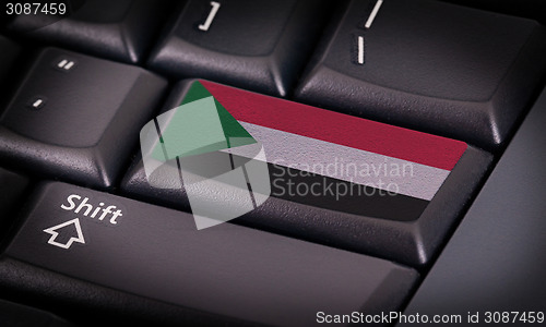 Image of Flag on keyboard