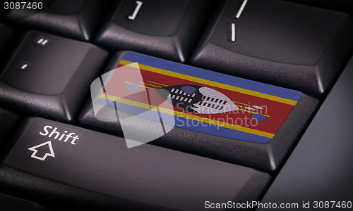 Image of Flag on keyboard