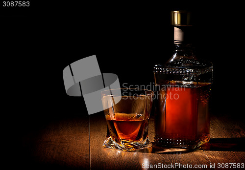 Image of Whiskey on table