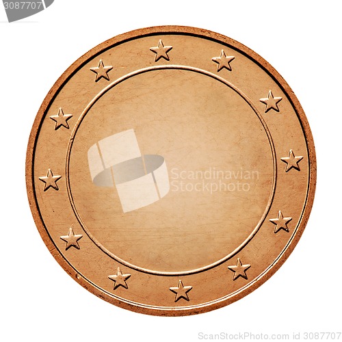 Image of gold coin isolated on a white background