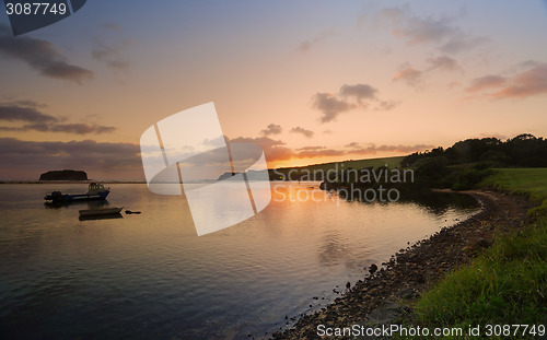 Image of Sunrise on the Minnamurra river Illawarra NSW Australia