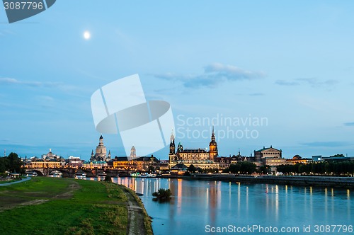 Image of Dresden at night