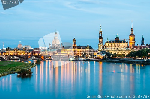 Image of Dresden at night